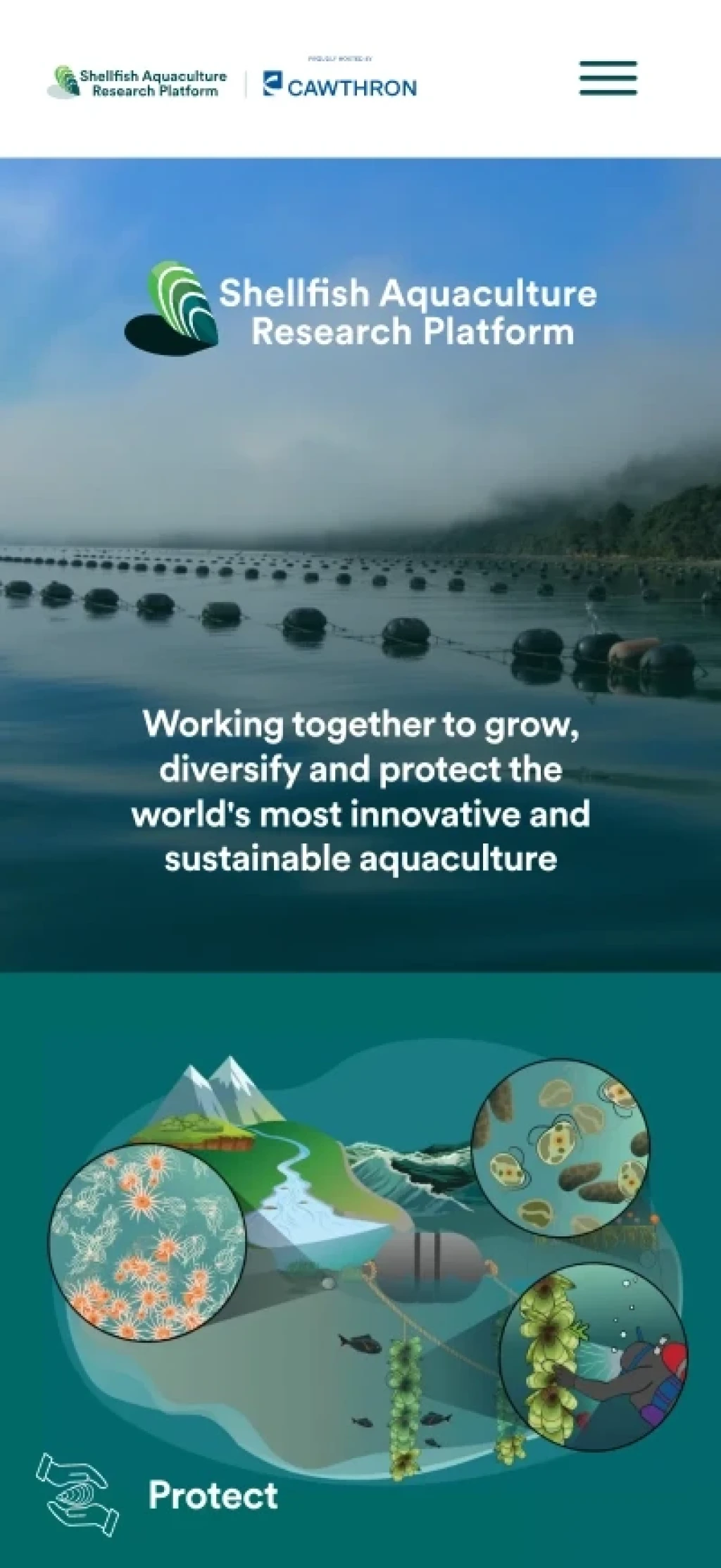 SHARP platform, mobile screenshot.